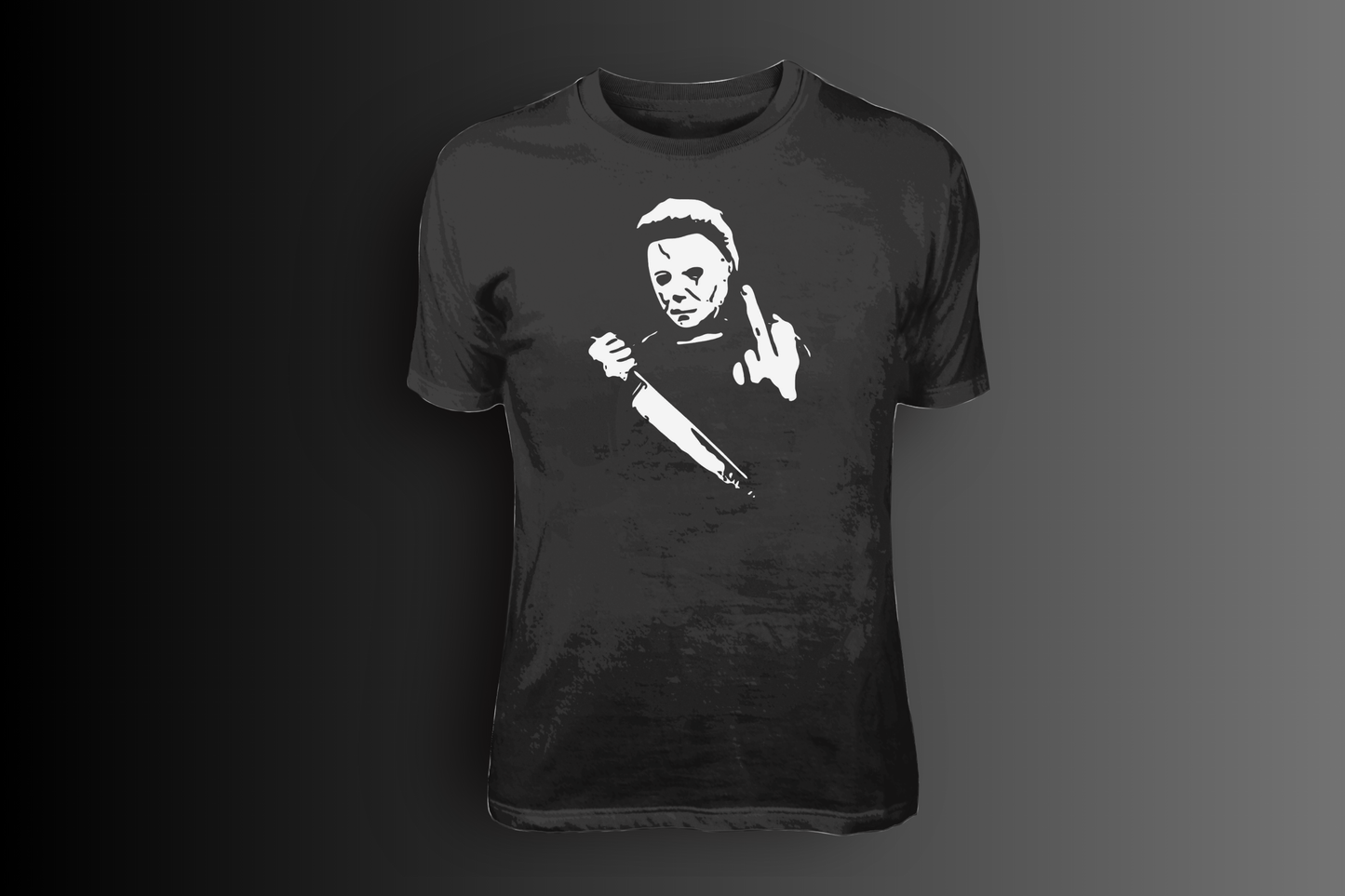 Michael Myers Middle Fingers- TEES