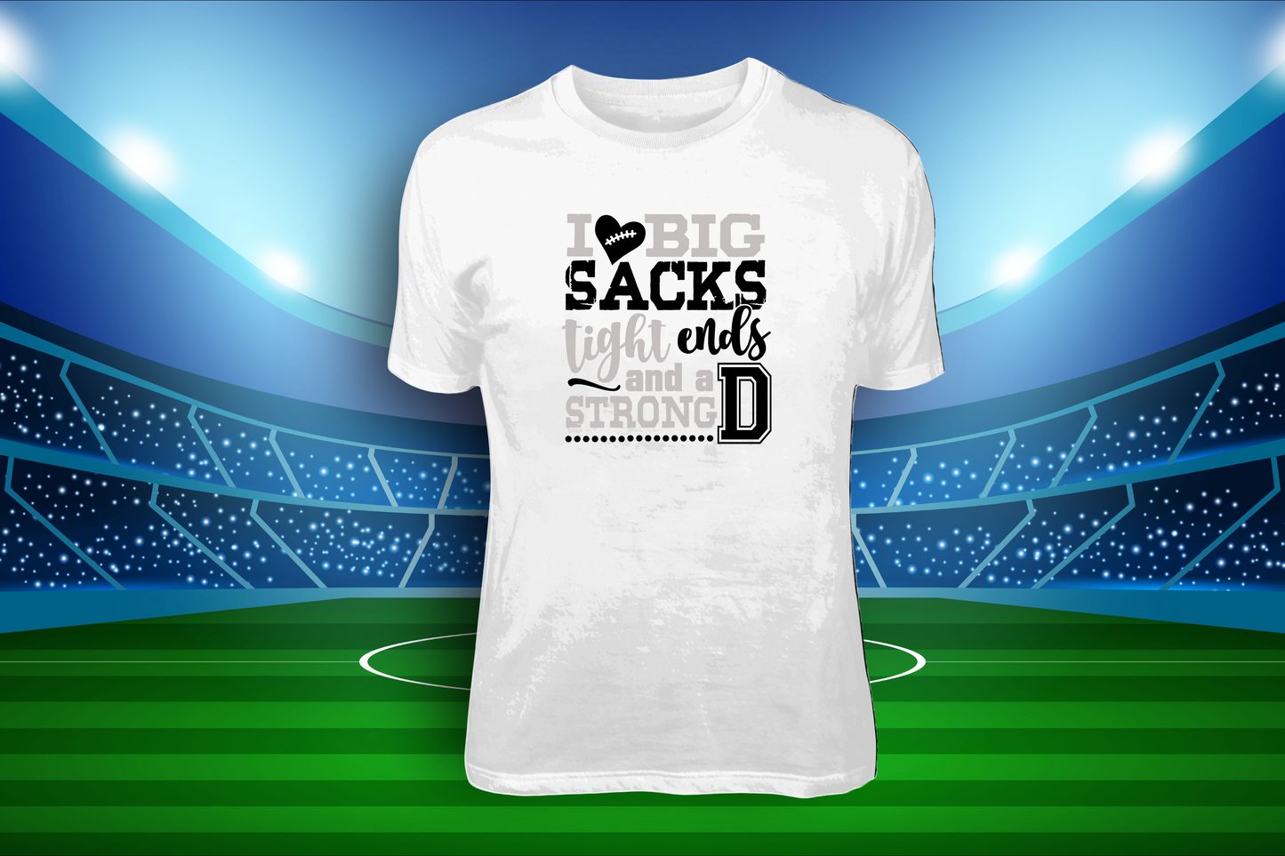 I "Heart" Big Sacks and a Strong D- HOODIES