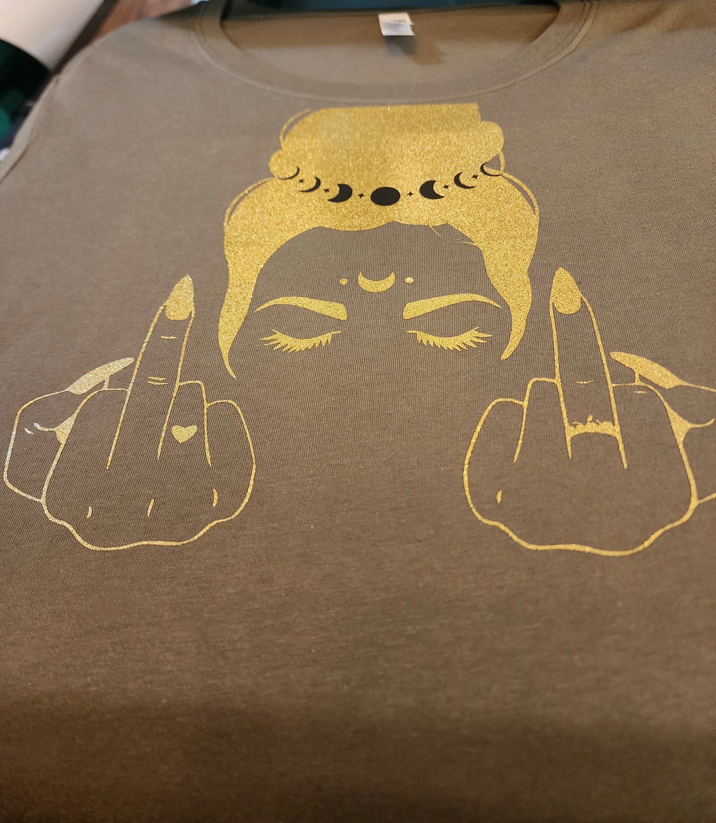 Zen Middle Finger - Customizable * Tees