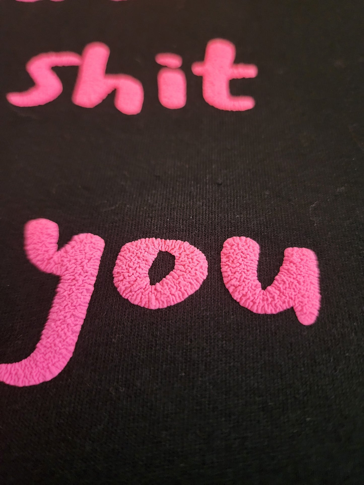 My Dog and I Talk S**t about you - 3D Puff - Hoodies