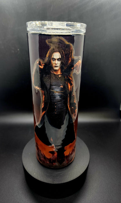 Eric Draven (The Crow) Glow In The Dark Tumbler