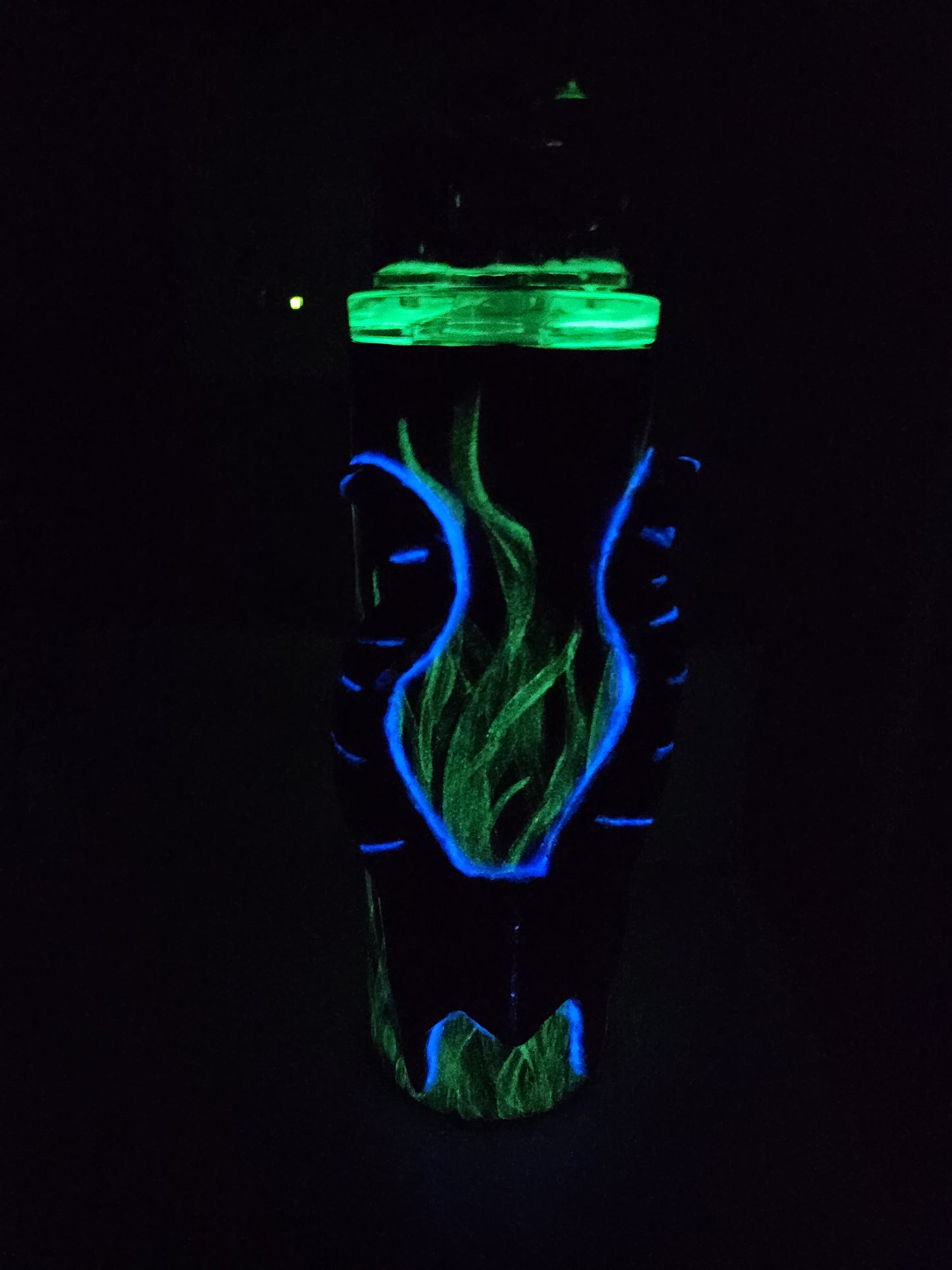 Mistress of Evil Glowing Flames Tumbler