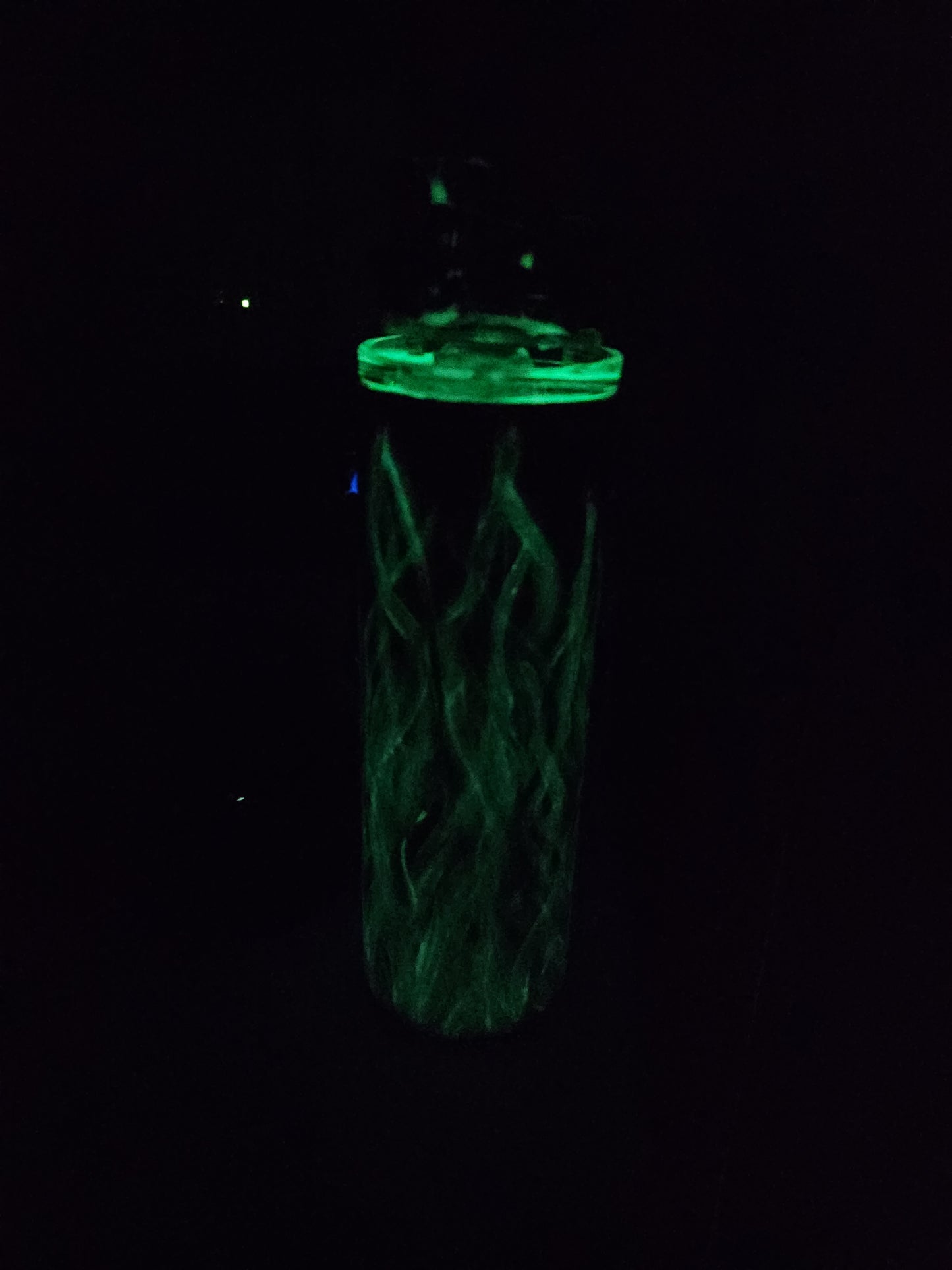 Mistress of Evil Glowing Flames Tumbler