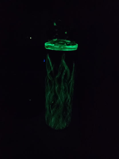 Mistress of Evil Glowing Flames Tumbler