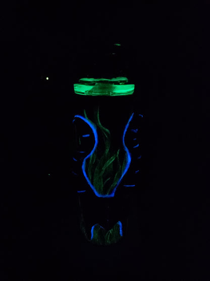 Mistress of Evil Glowing Flames Tumbler