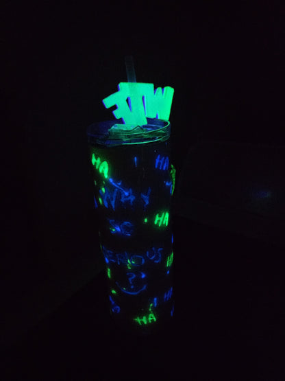 Vintage Joker 3d Glow Cup