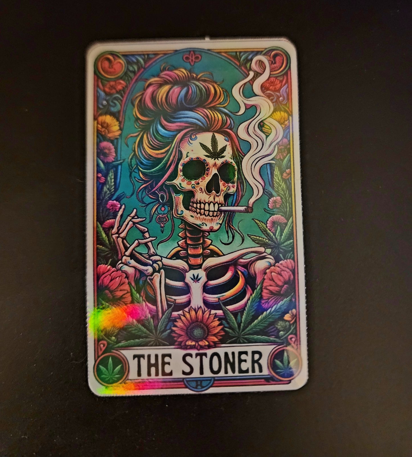 Funny Tarot Card Stickers " Set 6- Stoner Cards "  (Small or Medium Bundle)