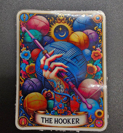 Funny Tarot Card Stickers " Set 1 - The Hobbies "  (Small or Medium Bundle)