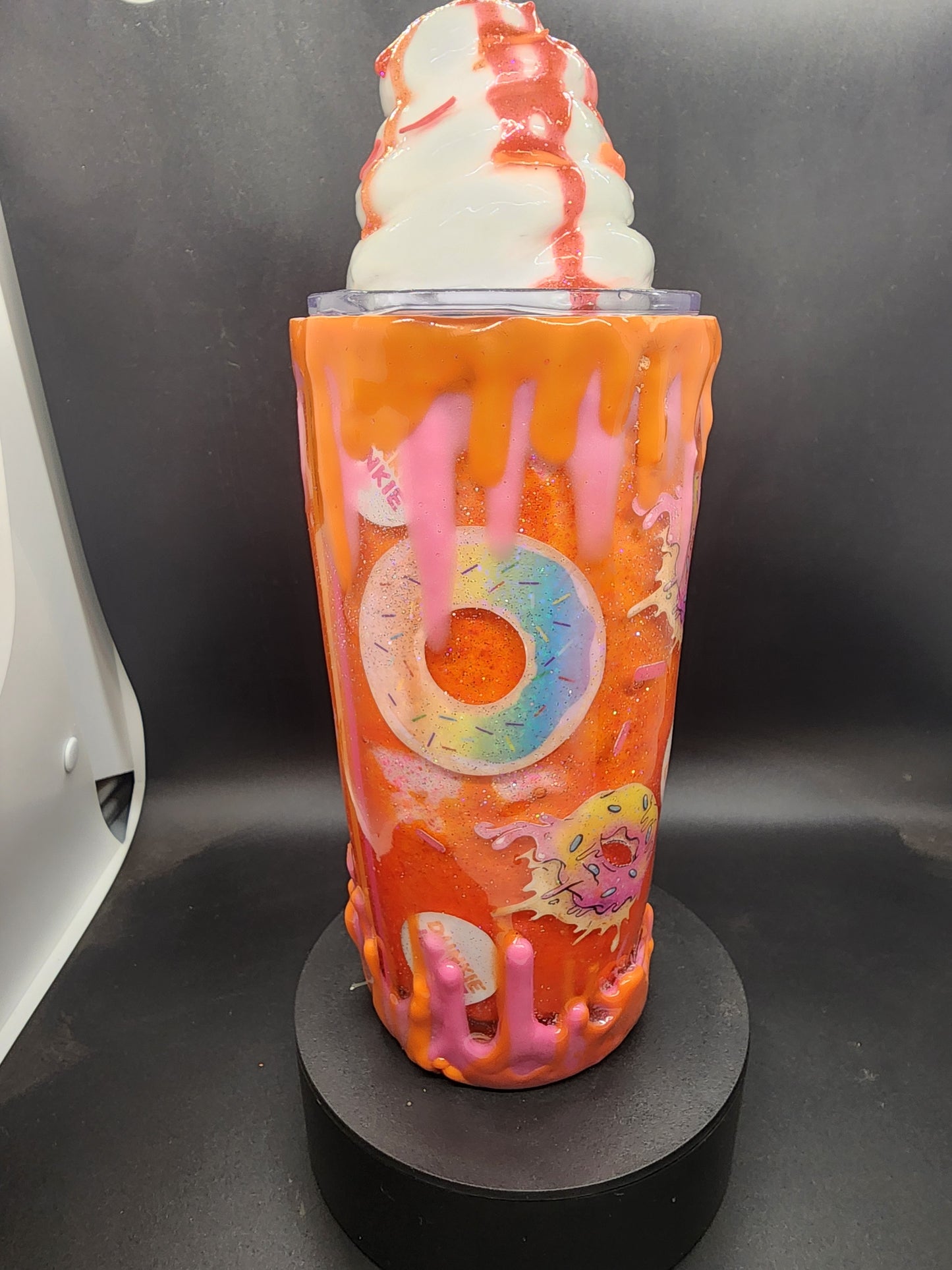 Sparkling Dunkie Junkie Double Drip Lava Lamp Style Cup