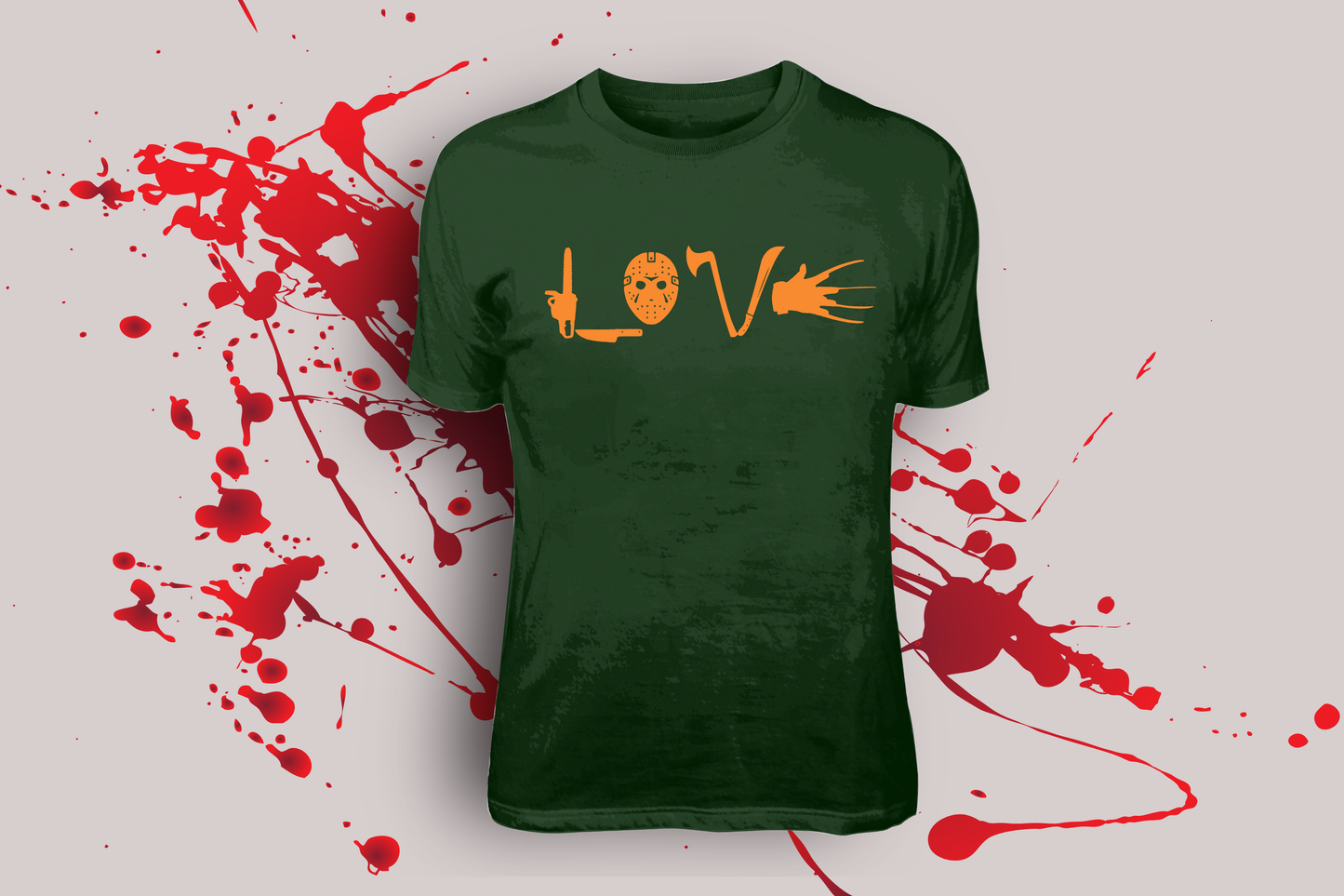 "LOVE" Horror Style - HOODIES