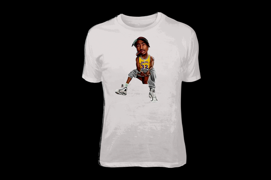 2Pac as Laker Art - Tees and Hoodies