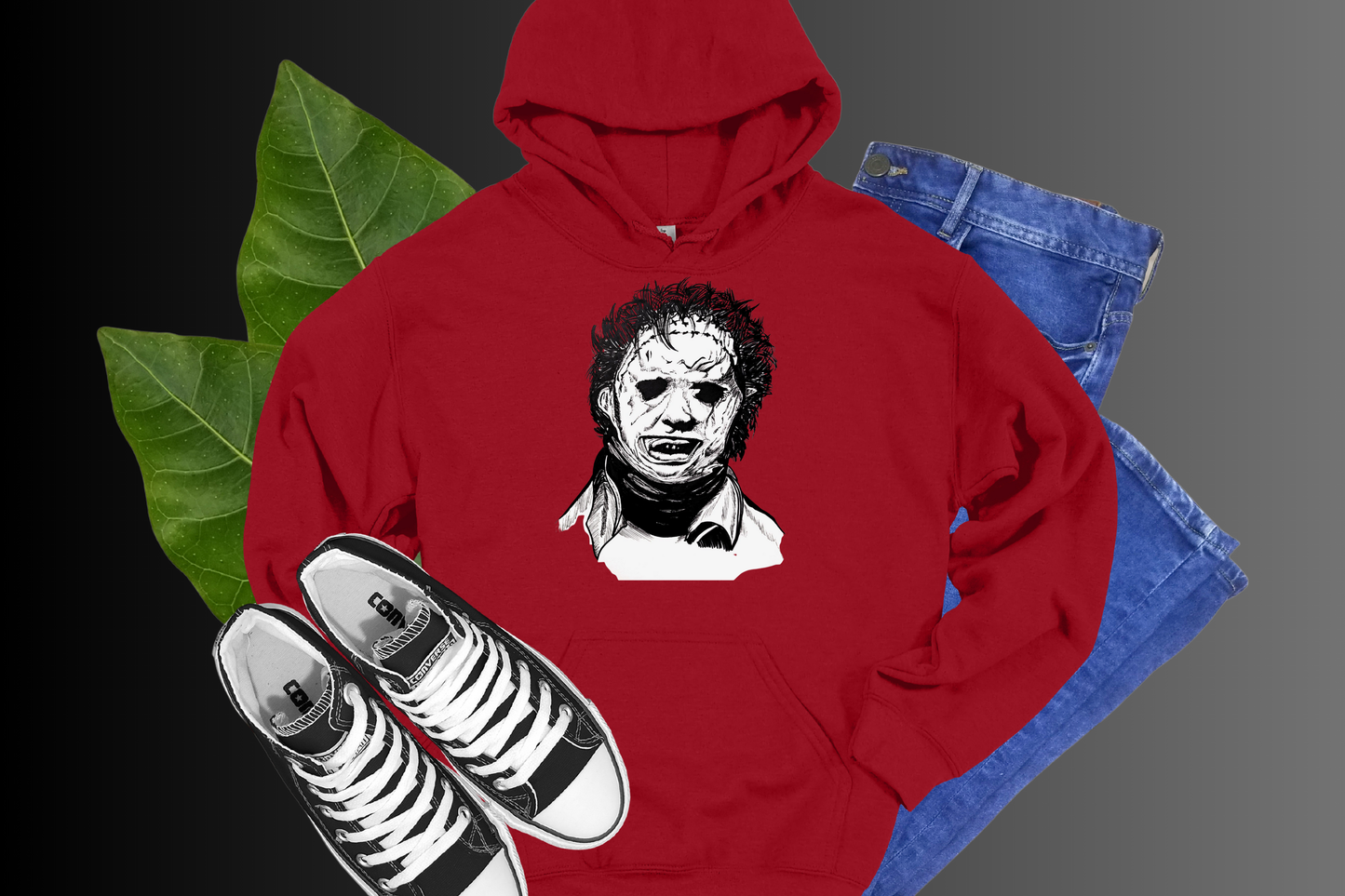 Leatherface Sketch- Tees & Hoodies