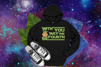 Grogu With You May The 4th Be - Tees, Hoodies & Sweatshirts