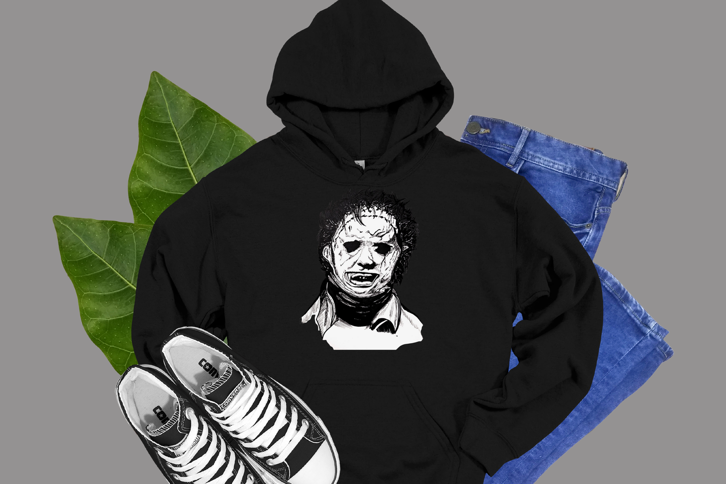 Leatherface Sketch- Tees & Hoodies