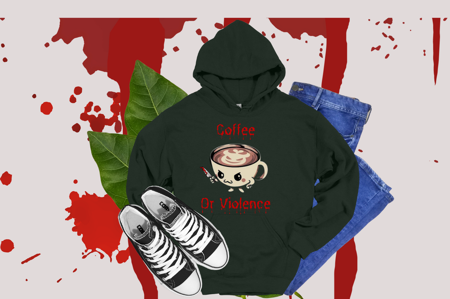 Coffee or Violence Tees & Hoodies