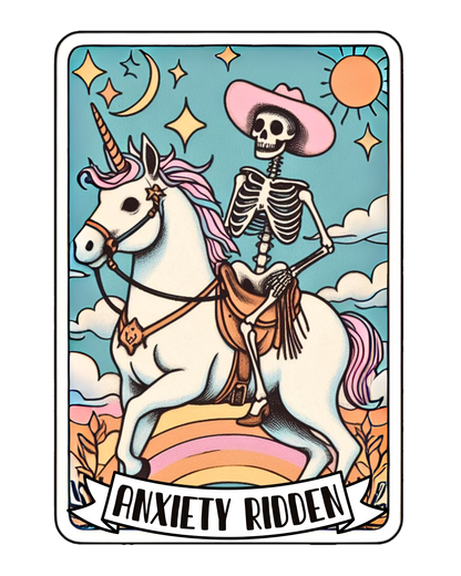 Funny Tarot Card Stickers Large (3.5x5) (GLOSSY)