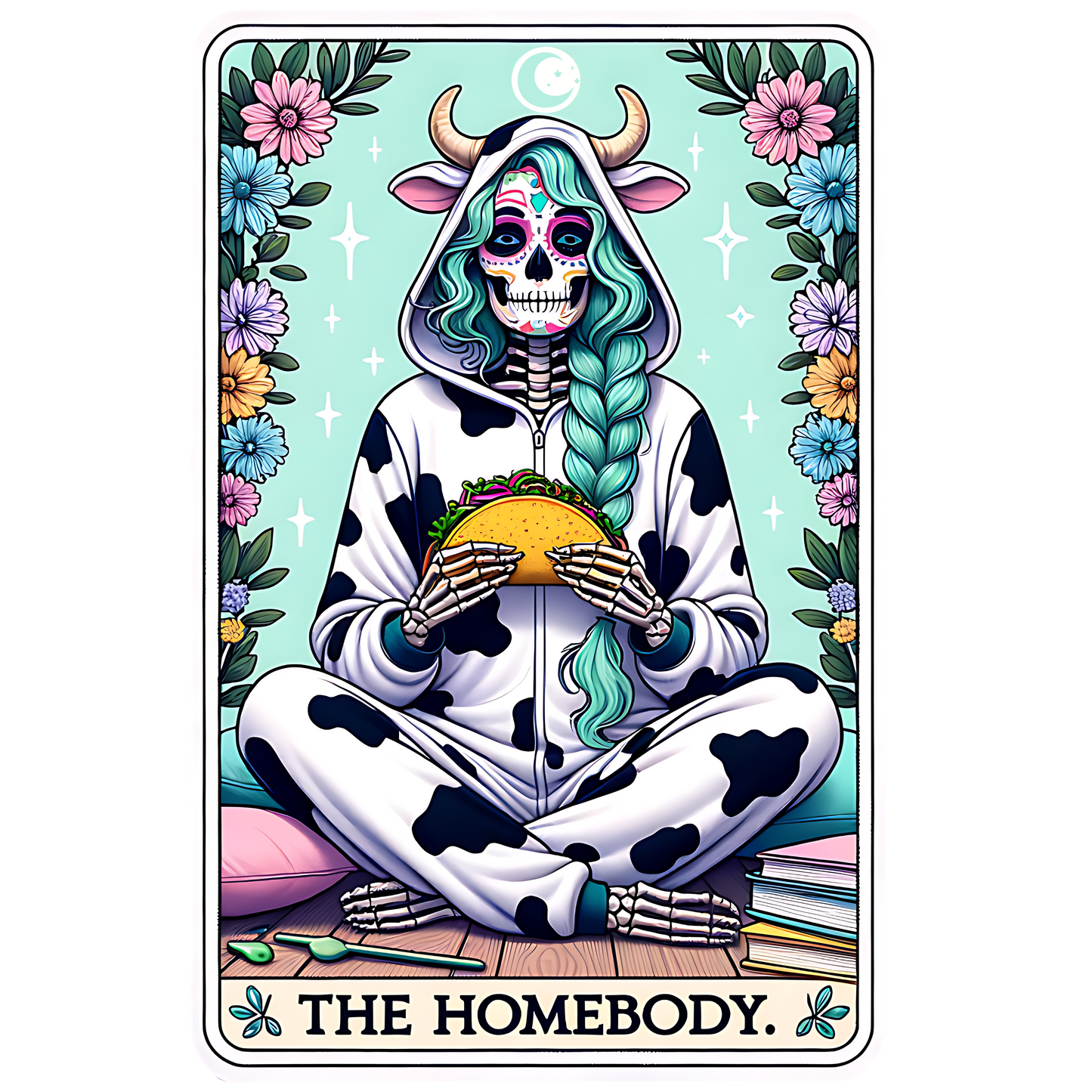 Funny Tarot Card Stickers Large (3.5x5) (GLOSSY)