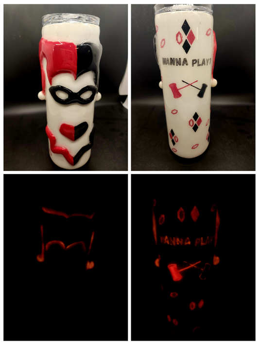 Vintage Harley Quinn Glow in the Dark Cup