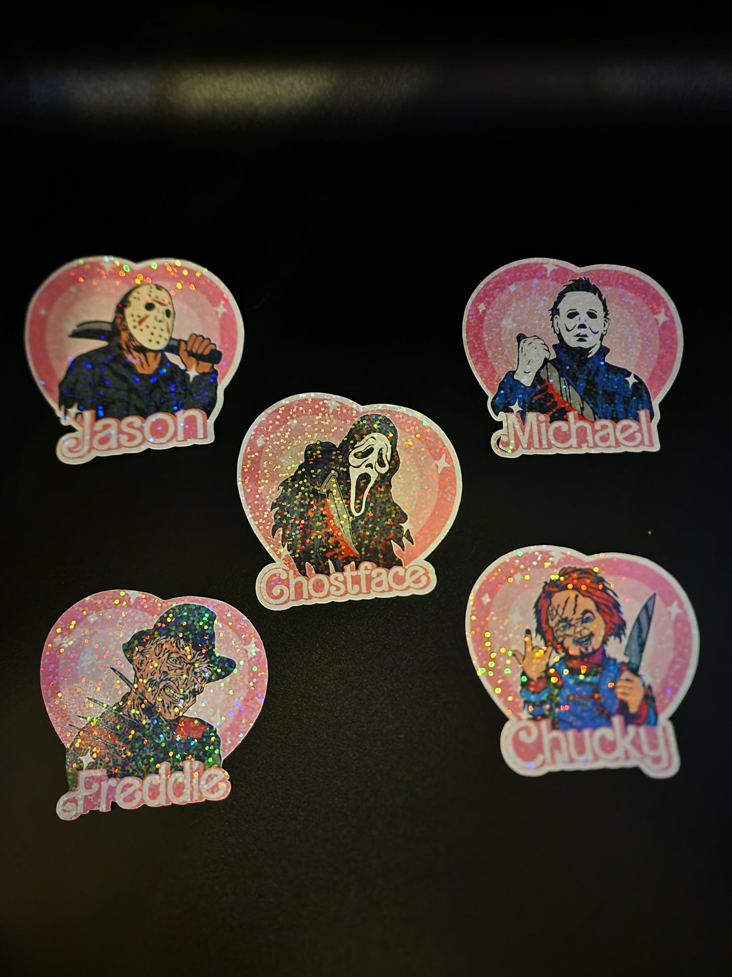 Horror Movie Killer Stickers ( Barbie Style)