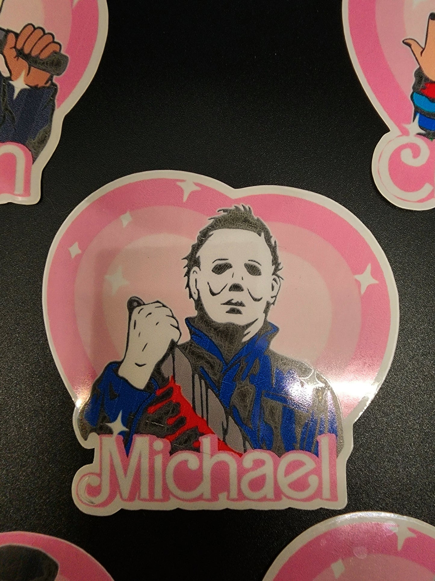 Horror Movie Killer Stickers ( Barbie Style)