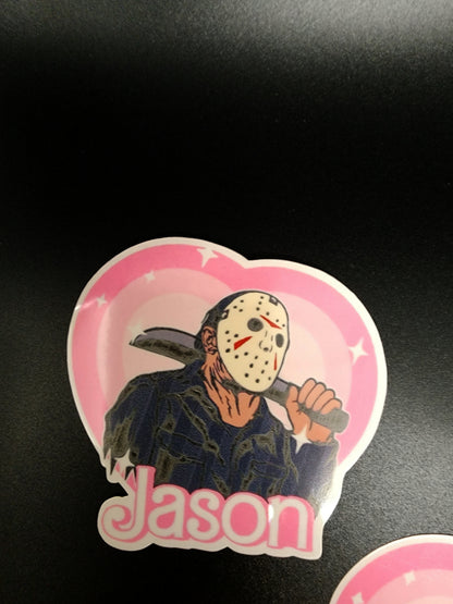 Horror Movie Killer Stickers ( Barbie Style)