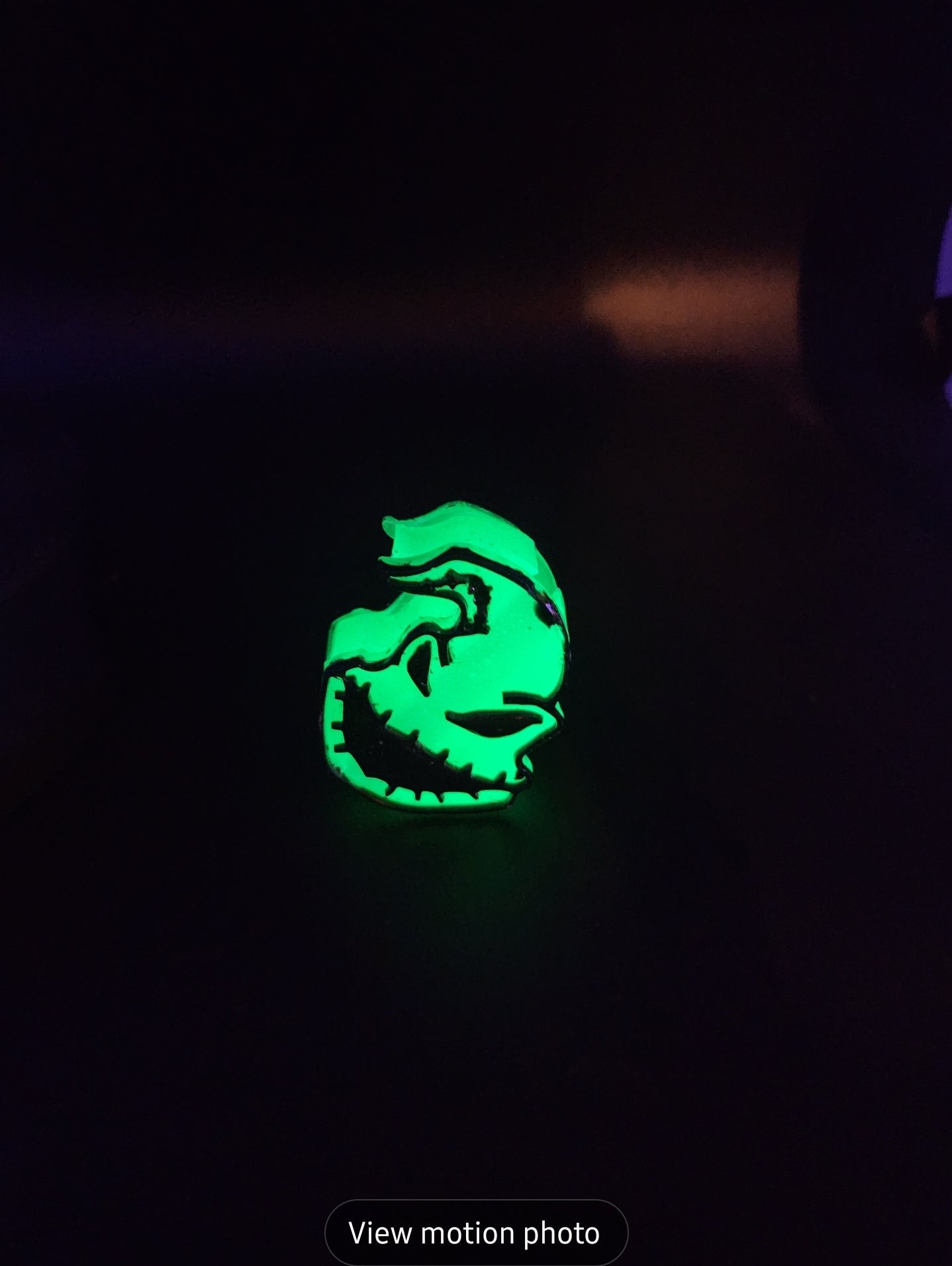 "Oogie" Glowing Straw Topper