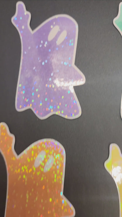 Ghosts Giving The Finger Stickers (multicolor)