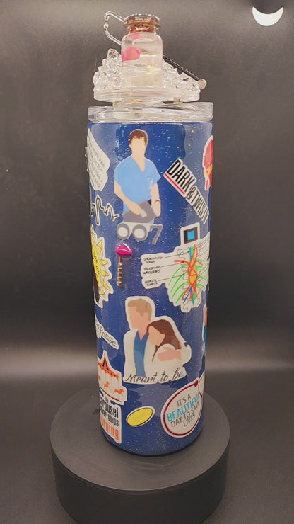 Grey's Anatomy Themed Tumbler