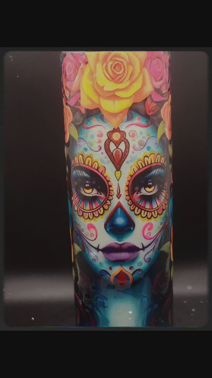 Glowing La Catrina / Day Of the Dead Cup