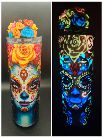 Glowing La Catrina / Day Of the Dead Cup