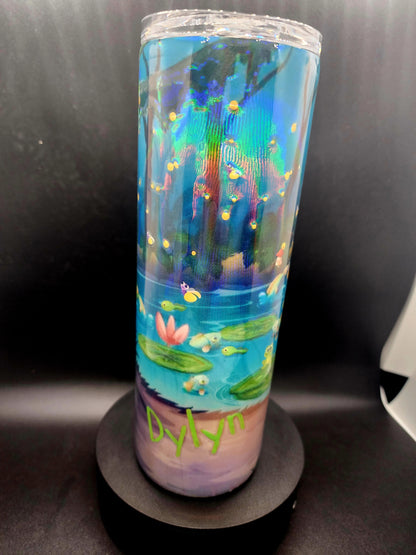 Day to Night Glow In The Dark Tumbler (Personalized)